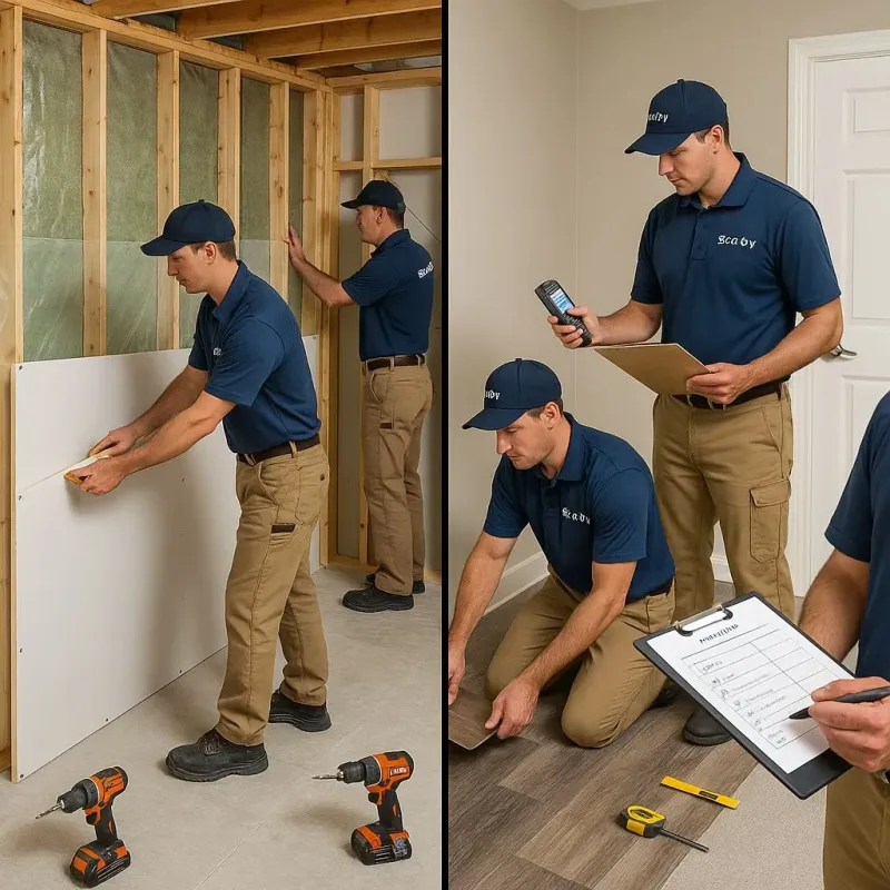 Repairs and Reconstruction process in Rowley, MA